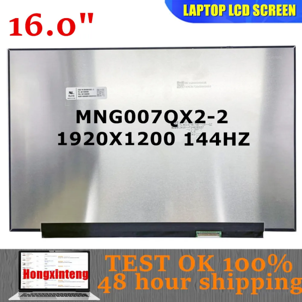 Display Laptop, Asus, VivoBook V16 FX3607V, FX3607VU, 18010-16060400, MNG007QX2-2, 16.0 inch, LED, FHD+, 1920x1200, 144Hz, 40 pini