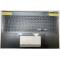 Carcasa superioara cu tastatura palmrest Laptop, Asus, ZenBook Pro 15 UM5500Q, UM5500QA, 90NB0RW1-R30UI0, 90NB0RW1-R30US0, 13NB0RW1P01011-1, 13NB0RW1AM0201, 33UJ7TAJN00, FAUJ008010, 13NB0RW1M06011, iluminata, neagra, layout US