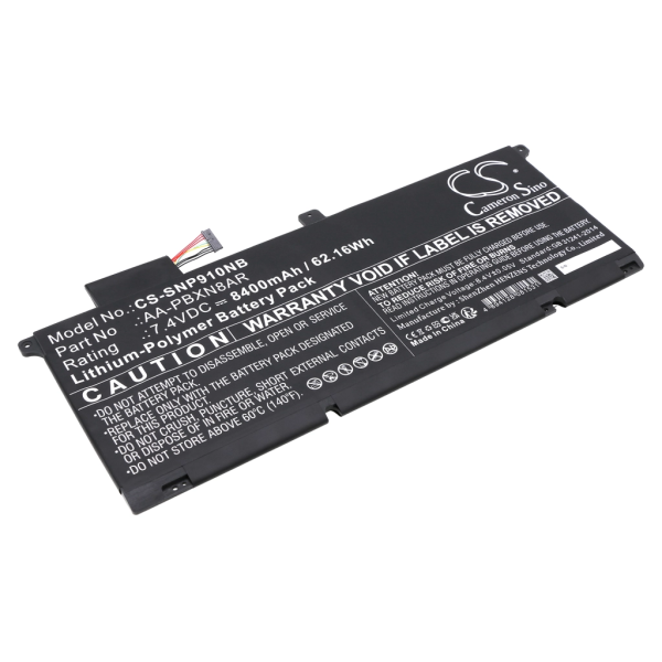 Baterie compatibila Laptop, Samsung, 900X4, 900X4B, 900X4C, 900X4D, CS-SNP910NB, AA-PBXN8AR, 7.4V, 8400mAh, 62.16Wh