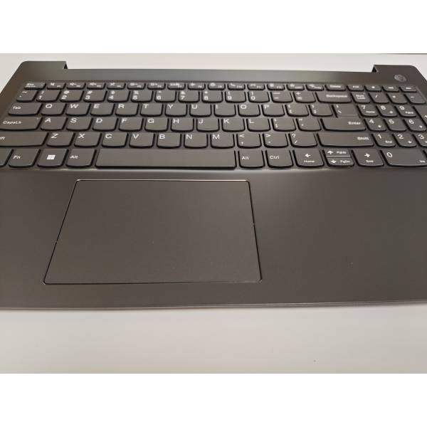 Carcasa superioara cu tastatura palmrest Laptop, Lenovo, V15 G3 ABA Type 82TV, 5CB1H80601, AP2E5000320, AM2ES000, Iron Grey, layout US