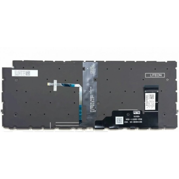 Tastatura Laptop, HP, EliteBook 8 G1a 14 inch, iluminata, gri, layout US