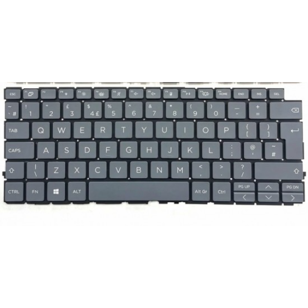Tastatura Laptop, HP, ProBook 4 G2i 14 inch, iluminata, gri, layout UK