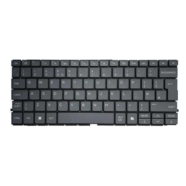 Tastatura Laptop, HP, ProBook 4 G1a 14 inch, iluminata, gri, layout UK