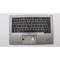 Carcasa superioara cu tastatura palmrest Laptop, Lenovo, ThinkPad X1 Carbon 6th Gen 6, Type 20KH, 20KG, 01YU555, 01YU591, AM16R000310, iluminata, argintie, layout UK