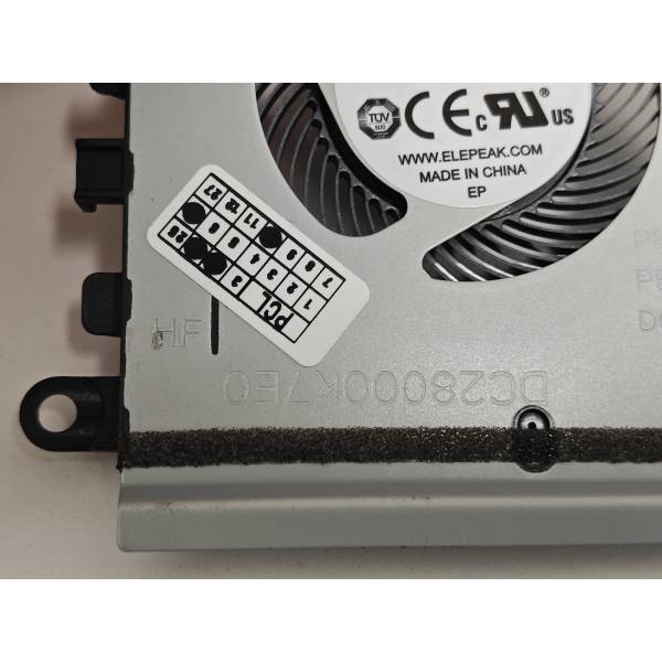 Cooler Laptop, Dell, Inspiron 15 3581, P75F, P75F005, 07MCD0, 7MCD0, DFS531005MC0T-FK39, DC28000K7F0, UMA, pentru placa video integrata, 5V, 0.5A