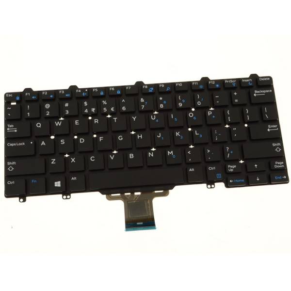 Tastatura Laptop, Dell, Latitude 12 E5270, T02H, T02H001, 62CM0, 062CM0, neagra, layout US