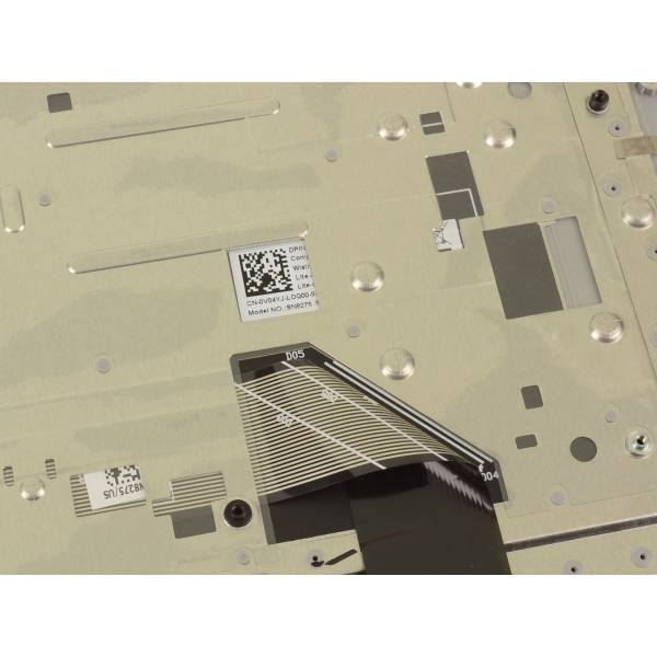 Carcasa superioara cu tastatura palmrest Laptop, Dell, Inspiron 15 5585, P77F, P77F002, KYYM7, 0KYYM7, K8HH4, 0K8HH4, 46M.0F8CS.0055, 460.0F808.0003, argintie