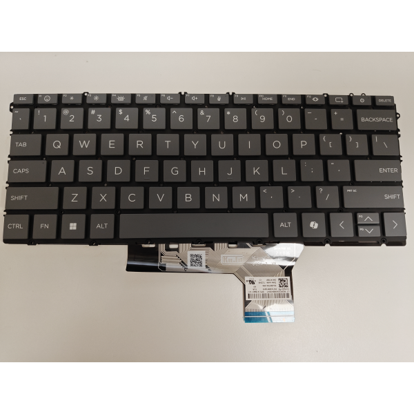 Tastatura Laptop 2-in-1, HP, Envy X360 13-BF, 13T-BF, TPN-C161, N15667-141, iluminata, gri, layout US