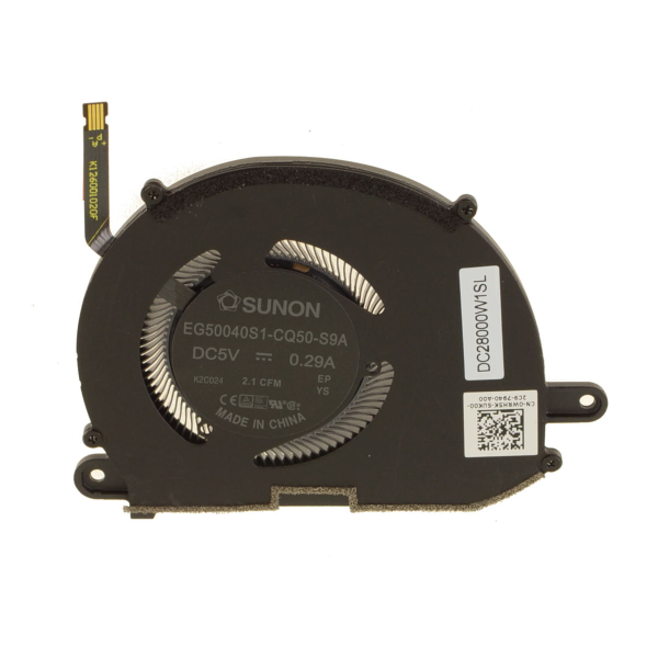 Set coolere Laptop, Dell, XPS 13 Plus 9320, P151G, P151G001, WRH5K, 0WRH5K, XTRJG, 0XTRJG, EG50040S1-CQ40-S9A, DC28000W0SL, EG50040S1-CQ50-S9A, DC28000W1SL, ND55C98-21A05, DC28000W1DL, ND55C97-21A04, DC28000W0DL, 5V, 0.29A