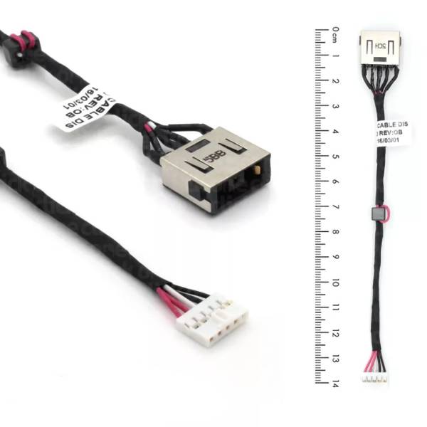 Mufa alimentare Laptop, Lenovo, IdeaPad 300-14ISK Type 80Q6, 90205112, DC30100LG00, 16cm