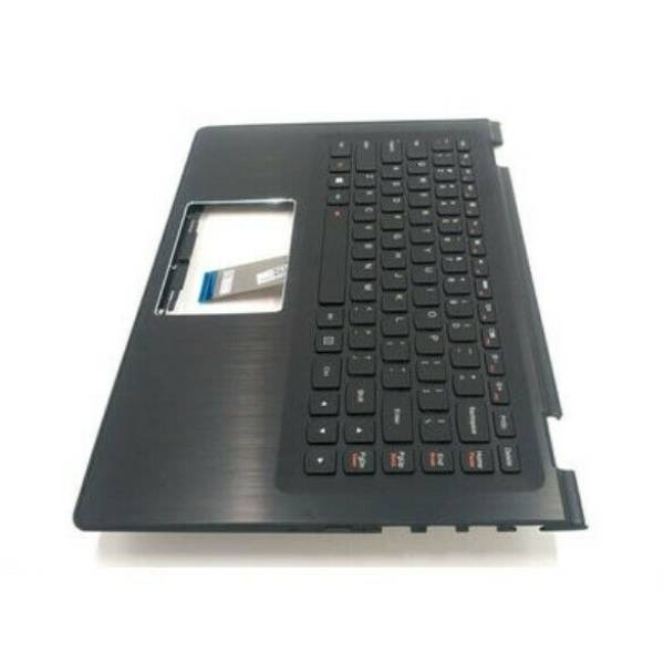 Carcasa superioara cu tastatura palmrest Laptop, Lenovo, Yoga 500-14ACL Type 80NA, 20587, cu iluminare, layout US
