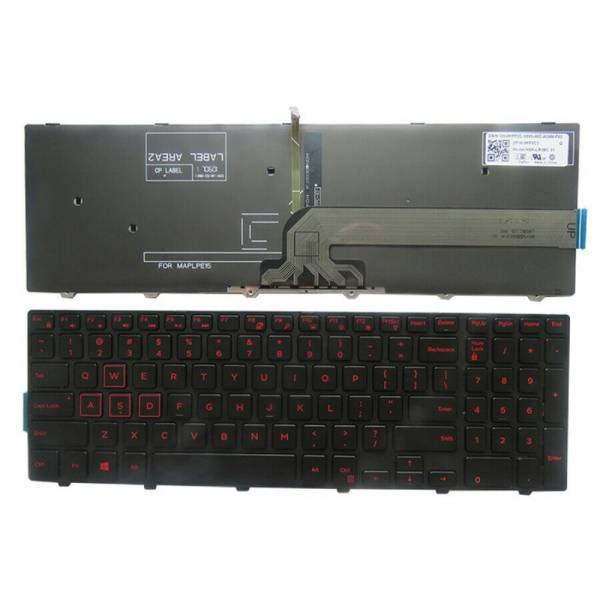 Tastatura Laptop Dell Inspiron 15-3000 iluminata rosu