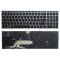 Tastatura Laptop, HP, ProBook 650 G4, 655 G4, L01028-001, argintie, iluminata, layout US