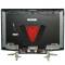 Capac Display cu balamale Laptop, Lenovo, Legion Y720-15IKB Type 80VR, 81CQ, 5CB0N67199, AM12M00800, negru