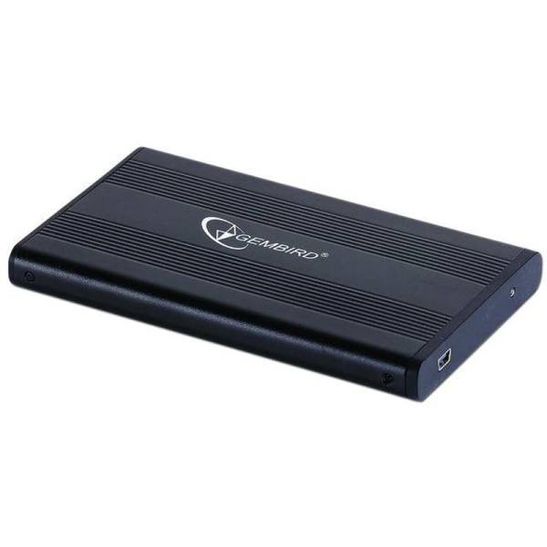 HDD/SSD enclosure Gembird for 2.5 SATA - USB 2.0, Aluminium, Black HDD/SSD enclosure Gembird for 2.5 SATA - USB 2.0, Aluminium, Black