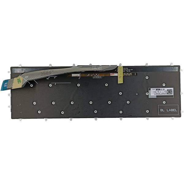 Tastatura Laptop Gaming, Dell, G5 15 5500, P89F, P89F003, iluminata, albastra, layout US