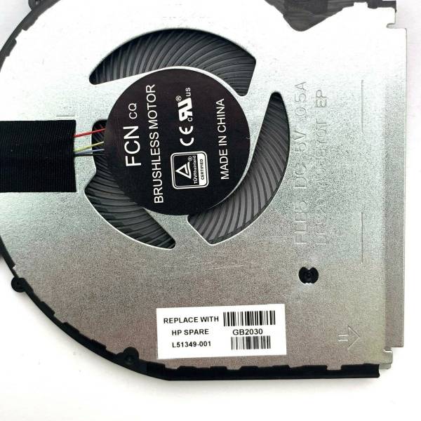 Cooler Laptop, HP, L51102-001, L52898-001, L18222-001, ND75C02-18H26, DFS200405BY0T FKG0, 023.100C5.0001, 5V, 0.5A