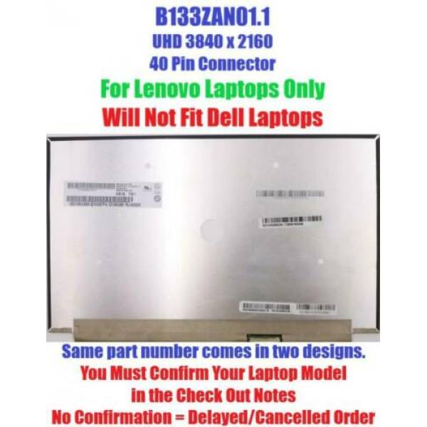 Display Laptop, Lenovo, IdeaPad 720S-13IKB, 5D10N98929, 4K NON TOUCH, 13.3 inch, slim, 40 pini, UHD