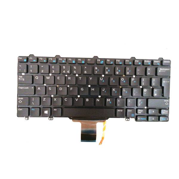 Tastatura laptop, Dell, XPS 9250, E9250, fara rama, iluminata, uk