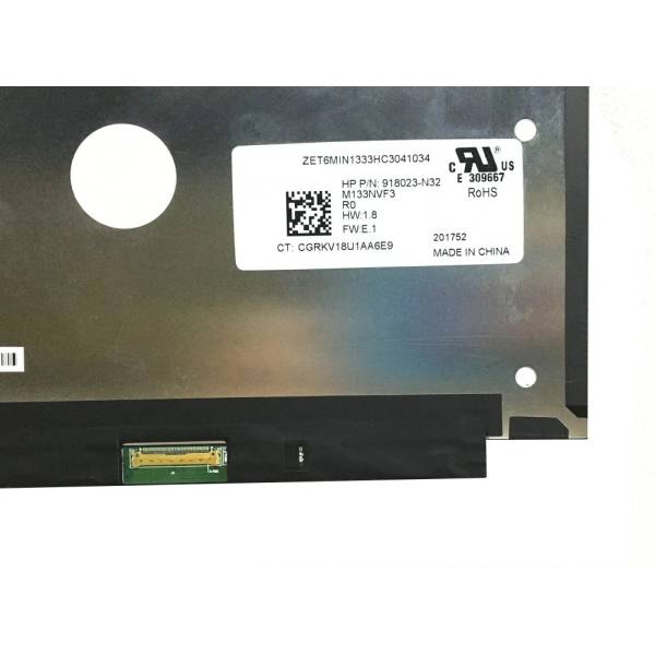 Display Laptop, HP, Envy 13-AH, 13-AH00011NN, 13.3 inch, slim, M133NVF3 R0, 918023-N32, FHD 40 pin, small connector Display Laptop, HP, Envy 13-AH, 13-AH00011NN, 13.3 inch, slim, M133NVF3 R0, 918023-N32, FHD 40 pin, small connector