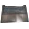 Carcasa superioara cu tastatura palmrest Laptop Gaming, Lenovo, L340-15IRH Type 81LK, 5CB0U42761, iluminata, layout US