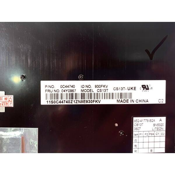 Tastatura Laptop, Lenovo, ThinkPad L440 Type 20AS, 20AT, neagra, layout UK