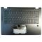 Carcasa superioara cu tastatura iluminata palmrest Laptop, Lenovo, Yoga 530-14, 530-14ARR, 530-14IKB, ap173000900, gri inchis, finger print