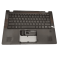 Carcas superioara cu tastatura iluminata palmrest Laptop, Lenovo, Flex 6-14IKB, 6-14ARR, gri inchis