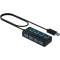 Hub 4 porturi USB 3.0, buton on/off individual Hub 4 porturi USB 3.0, buton on/off individual