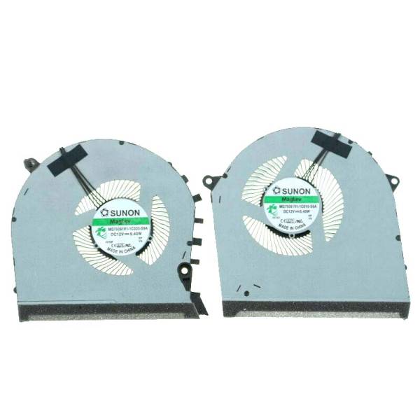 Set coolere Laptop, HP, Omen 5 Plus 17-CB, 17T-CB, TPN-C144, L57367-001, L62864-001, MG75091V1-1C010-S9A, MG75091V1-1C020-S9A, 12V, 5.40W, 12mm grosime