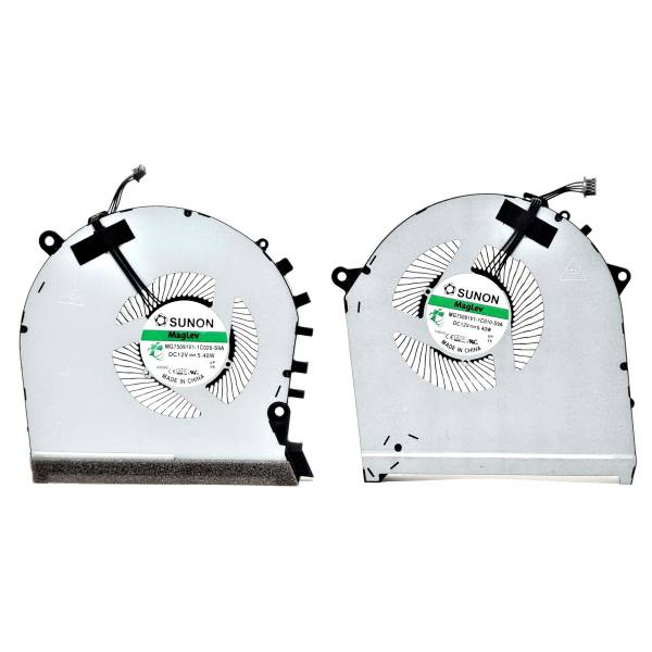 Set coolere Laptop, HP, Omen 5 Plus 17-CB, 17T-CB, TPN-C144, L57367-001, L62864-001, MG75091V1-1C010-S9A, MG75091V1-1C020-S9A, 12V, 5.40W, 12mm grosime