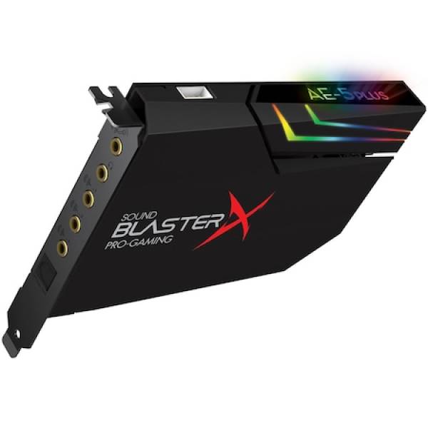 Placa de sunet CREATIVE Sound BlasterX AE-5 Plus, 7.1, PCI-E