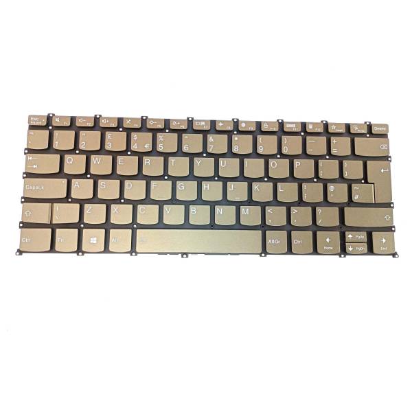 Tastatura Laptop 2-in-1, Lenovo, IdeaPad 5 14Q8X9 Type 83GH, iluminata, maronie, layout UK