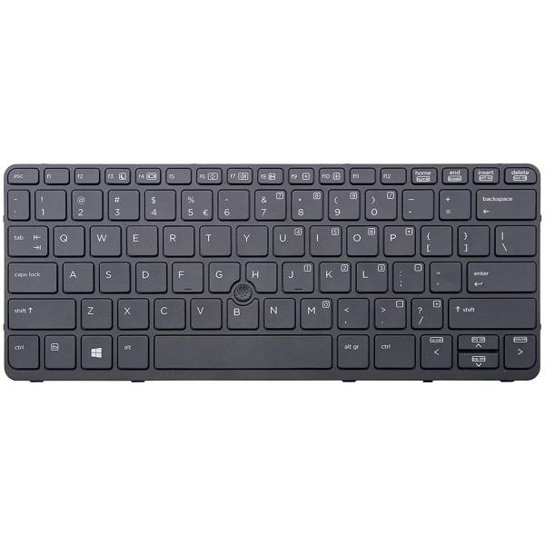 Tastatura Laptop, HP, EliteBook 820 G2, iluminata, cu rama, us