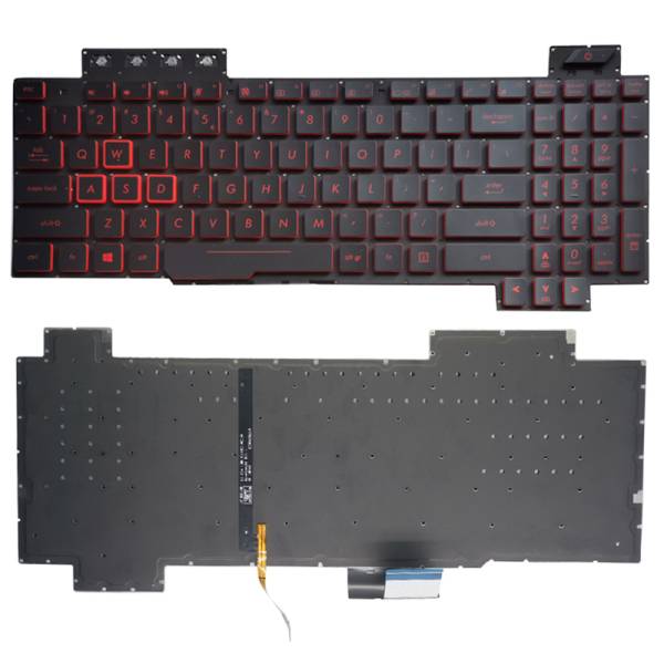 Tastatura Laptop, Asus, Tuf Gaming FX504, FX504GD, FX504GE, FX504GM, iluminata, layout US