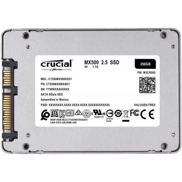 Solid-State Drive (SSD) CRUCIAL MX500, 2TB, 2.5”