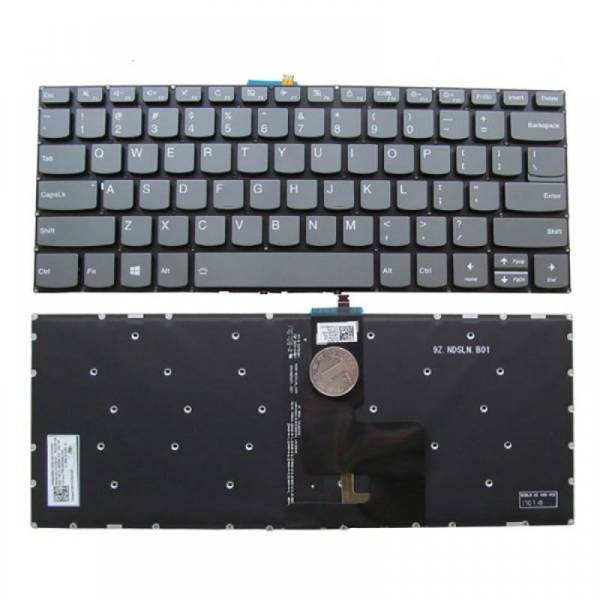 Tastatura Laptop, Lenovo, Yoga 520-14IKB Type 80X8, 80YM, 81C8, iluminata, layout US