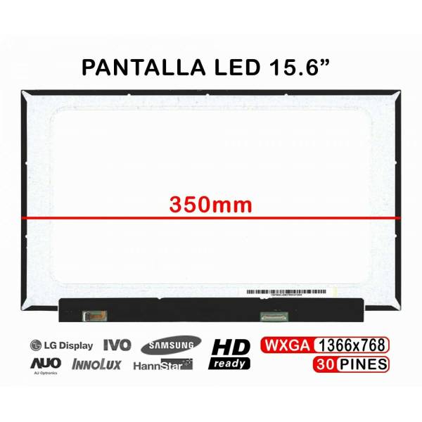 Display Laptop, Acer, Aspire 3 A315-34, 15.6 inch, LED, slim, HD, 1366x768, 350mm latime, 60Hz, 30 pini Display Laptop, Acer, Aspire 3 A315-34, 15.6 inch, LED, slim, HD, 1366x768, 350mm latime, 60Hz, 30 pini