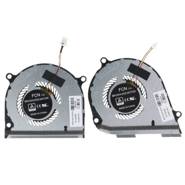 Set coolere Laptop, HP, Envy X360 15-DS, 15Z-DS, TPN-W143, L53541-001, L53542-001, DFS5K12114262H-FLBV, 023100F10011215, DFS5K12115491H-FMAU, 023100F00011215, 5V, 0.50A