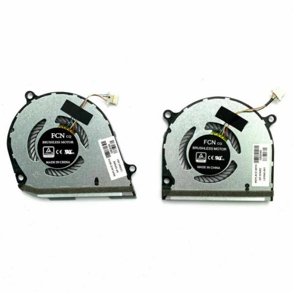 Set coolere Laptop, HP, Envy X360 15-DS, 15Z-DS, TPN-W143, L53541-001, L53542-001, DFS5K12114262H-FLBV, 023100F10011215, DFS5K12115491H-FMAU, 023100F00011215, 5V, 0.50A
