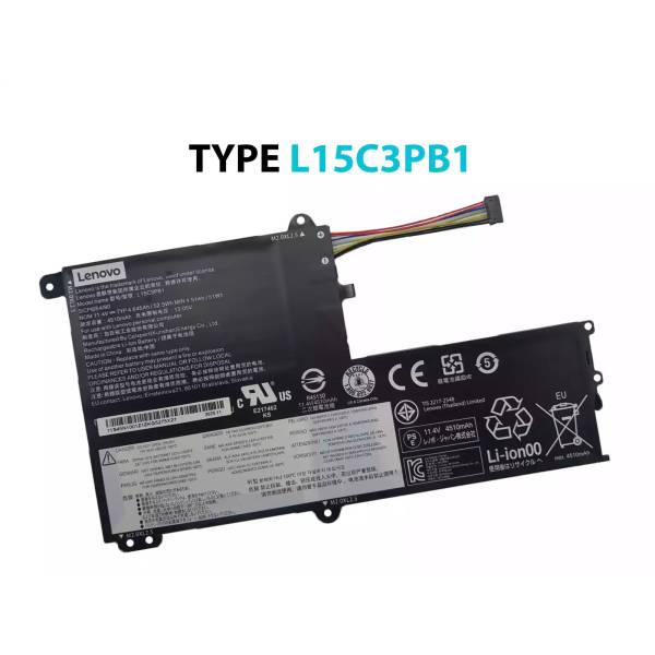 Bateire Laptop, Lenovo, L15M3PB0, L15L3PB0, L15C3PB1, L15L2PB1, L15C2PB1, L15M2PB1, 5B10M50528, 5B10M49826, 5B10M49824, 5B10M49821, 5B10M50524, 5B10M50525, 11.4V, 4510mAh, 52.5Wh