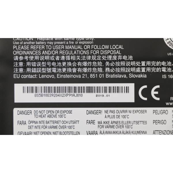 Bateire Laptop, Lenovo, L15M3PB0, L15L3PB0, L15C3PB1, L15L2PB1, L15C2PB1, L15M2PB1, 5B10M50528, 5B10M49826, 5B10M49824, 5B10M49821, 5B10M50524, 5B10M50525, 11.4V, 4510mAh, 52.5Wh