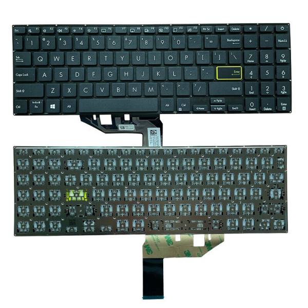 Tastatura Laptop, Asus, VivoBook 15 S513E, S513EA, S513EP, S513I, S513IA, S513U, S513UA, iluminata, neagra, layout US