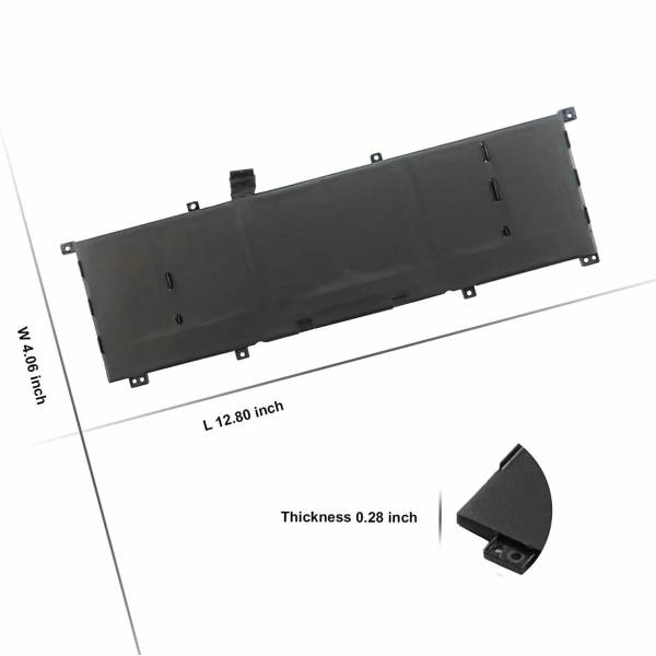 Baterie Laptop, Dell, XPS 9575 2-in-1, P73F, P73F001, Precision 5530 2-in-1,  8N0T7, 8NOT7, TMFYT, 0TMFYT, 6 celule, 11.4V, 6254mAh, 75Wh
