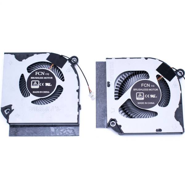 Set coolere Laptop, Acer Predator Helios 300 PH317-53, PH317-54, DFS5K223052836, FMAQ, DC2800QDF0, DFS531005PL0T, FLM9, DC28000QEF0, FFC2, 5V, 0.5A