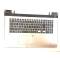 Carcasa superioara cu tastatura palmrest Laptop, Toshiba, Satellite L70-C, argintie, layout JP