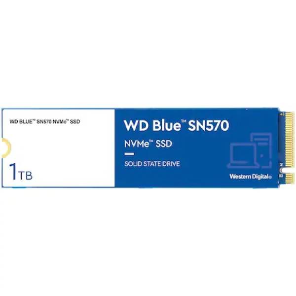 Solid State Drive (SSD) WD Blue SN570, 1TB, NVMe, M.2. Solid State Drive (SSD) WD Blue SN570, 1TB, NVMe, M.2.