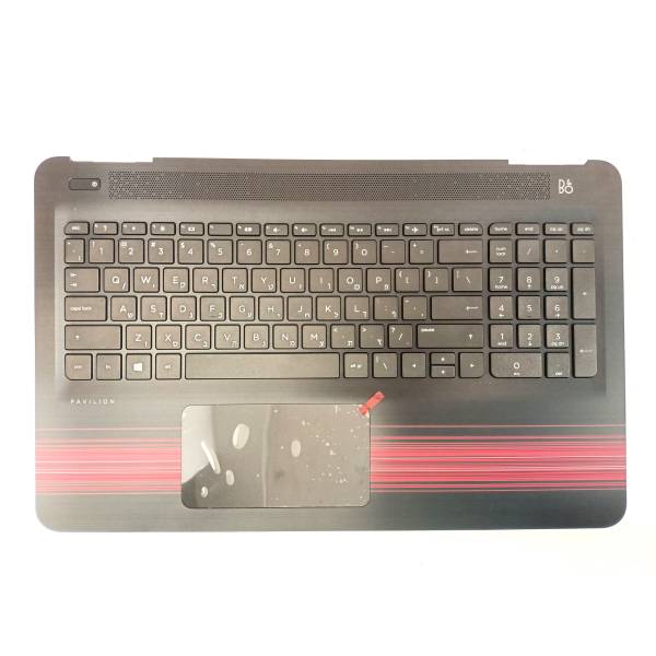 Carcasa superioara cu tastatura palmrest Laptop, HP, 15-AW, 15Z-AW, TPN-Q175, 856040-001, TFQ37G34TP103, EAG3400403, iluminata, neagra, layout US