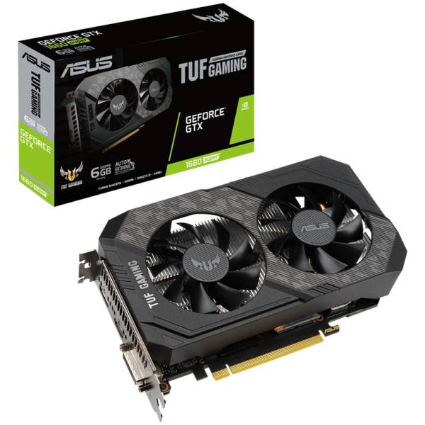 Placa video ASUS TUF Gaming GeForce GTX 1660 SUPER, 6GB GDDR6, 192-bit
