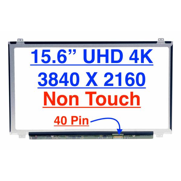 Display Laptop, Lenovo, ThinkPad T560, T570, E570, L570, T580, P51S, P52S, NV156QUM-N44, 15.6 inch, led, slim, IPS, UHD 4K 3840x2160, non touch, 40 pini